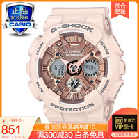 卡西欧(CASIO)手表G-SHOCK/BABY-G系列运动款防水炫彩女表时尚腕表