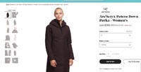 Arc'teryx Patera Down Parka 女士羽绒服