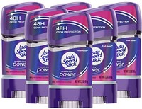 Lady Speed Stick 24/7 Anti-Perspirant Deodorant Gel, Fresh Fusion, 2.3-Ounce Sticks (Pack of 6)