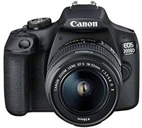 中亚prime会员：Canon 佳能 EOS 2000d 单反相机