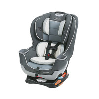 葛萊 兒童汽車安全座椅 0-7歲Extend2Fit 灰色雙向安裝坐躺調節式 LATCH接口