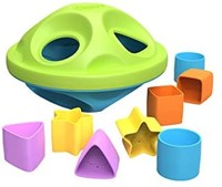 Green Toys 形状分类器玩具，绿色/蓝色
