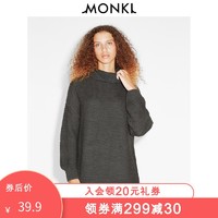 MONKI 0426180 女士高领针织毛衣