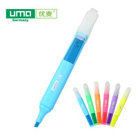 UMA 优麦 R6 直液式荧光笔 12支装 多款可选
