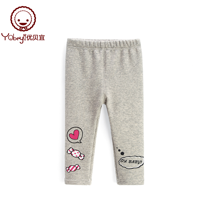 Yobeyi 优贝宜 儿童加绒长裤