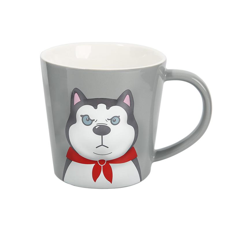网易严选 陶瓷马克杯 哈士奇款 430ml