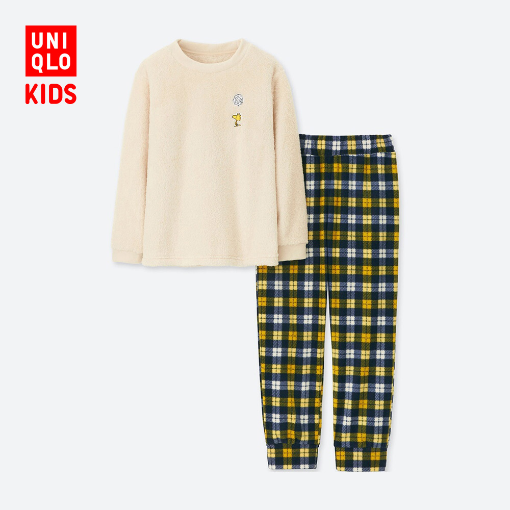 UNIQLO 优衣库 413252 儿童摇粒绒起居套装 