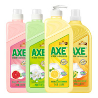AXE 斧头牌 洗洁精套装 1.18kg*4瓶（柠檬泵+西柚补+花茶补+芦荟补）