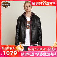 HARLEY-DAVIDSON 哈雷戴维森 男士真皮夹克