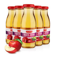 西班牙进口 良珍苹果汁 100％纯果汁饮料饮品250ml×6瓶整箱装 *5件