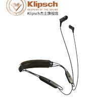 Klipsch 杰士  R6 Neckband Bluetooth 无线蓝牙耳机 (通用、动圈、后挂式、Black黑色)