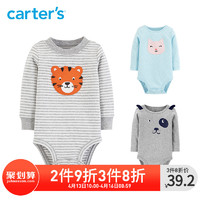 Carters 男女宝宝长袖连体衣