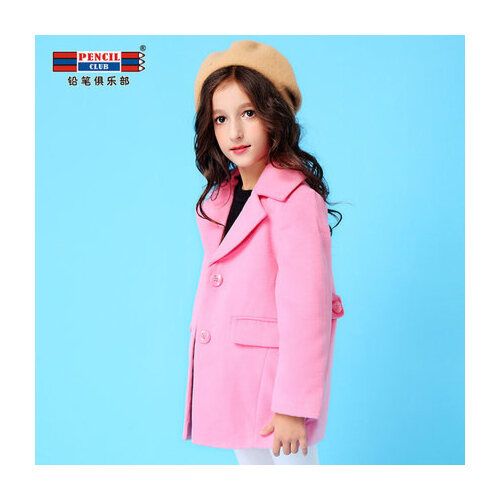 pencilclub 铅笔俱乐部 女童呢子外套