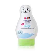 HIPP 喜宝 婴儿无泪免敏洗发沐浴洗护二合一 小海狮 200ml