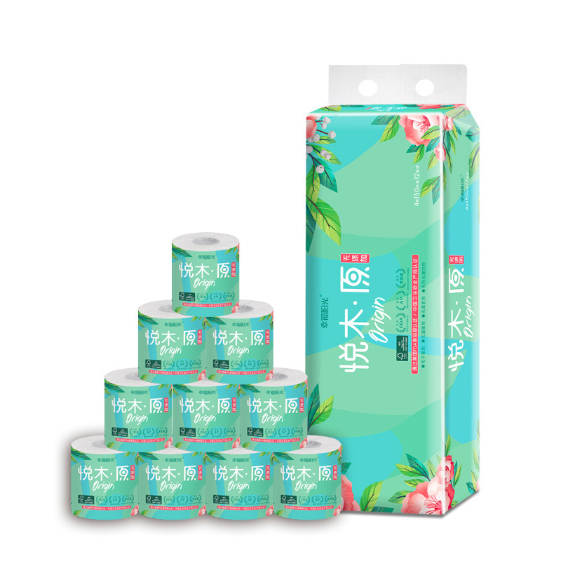  幸福阳光 悦木原系列 卷纸 4层150g12卷