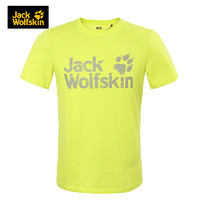 Jack Wolfskin 狼爪 1804671 男士短袖休闲T恤