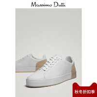  Massimo Dutti  12106022001 男士拼接真皮运动鞋