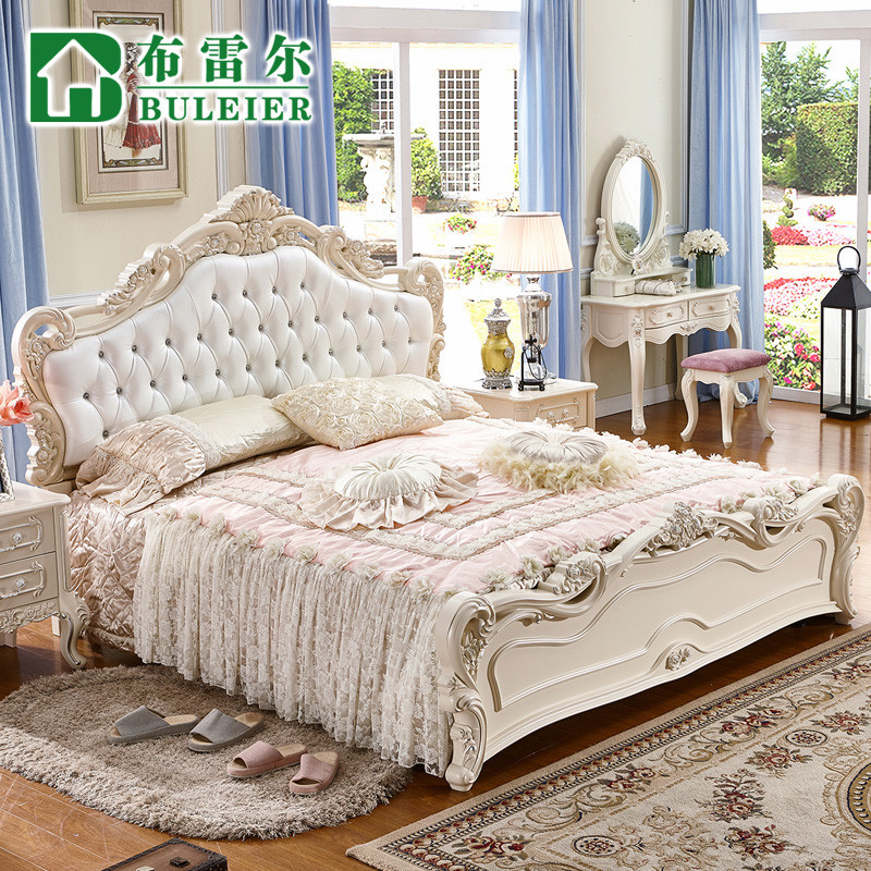 布雷尔 Buleier 欧式皮床 1.5米 