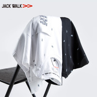  Jack Walk 杰克沃克 50002962a 男士印花短袖T恤