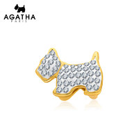  Agatha 瑷嘉莎 4540007 金色边缘小狗串珠