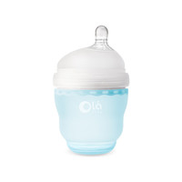 美國Olababy 歐拉寶貝全硅膠嬰兒仿母乳奶瓶防摔防脹氣斷奶神器
