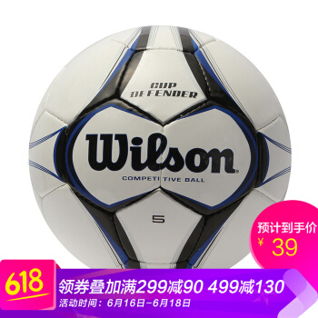 Wilson/威尔胜 WS203H 手缝5号足球 