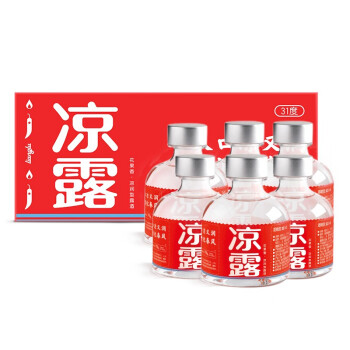 lianglu 凉露 凉润型露酒 31度 125ml*6瓶 