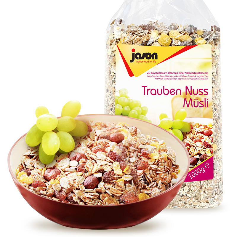 Jason 捷森 水果谷物麦片 1000g