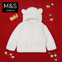 M&S 马莎 T786116C 婴儿绒面夹克厚外套