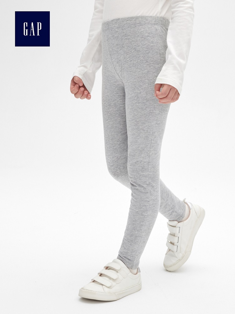 Gap 盖璞 女童纯色紧身打底裤