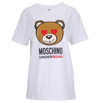 MOSCHINO 经典小熊印花 女士T恤