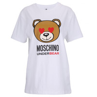 MOSCHINO 经典小熊印花 女士T恤