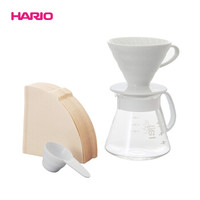 HARIO XVDD-3012W V60手冲咖啡套装 白色