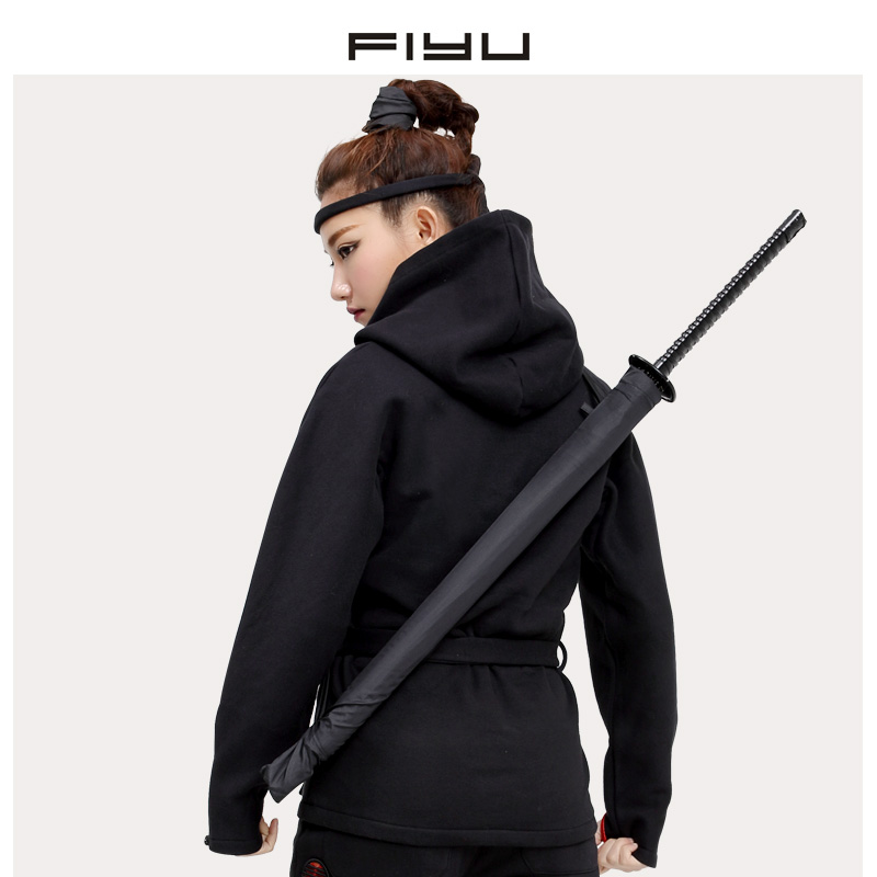  飞誉 FIYU 16骨武士伞 黑色