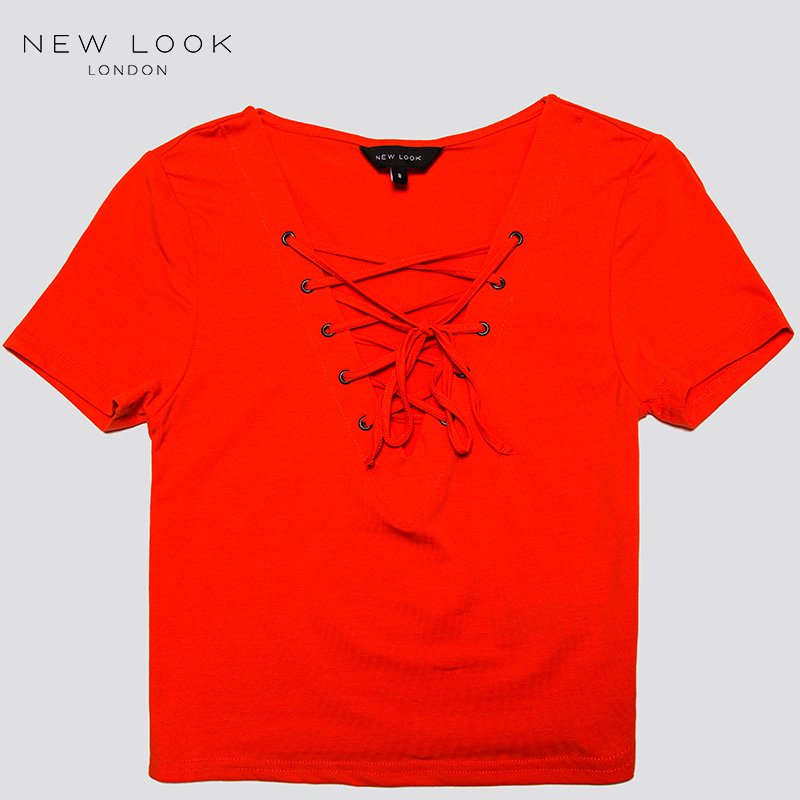 NEW LOOK 367466260 女士系带T恤