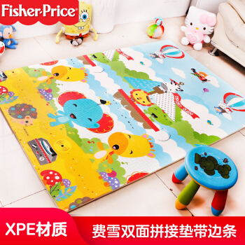 Fisher-Price 费雪 YG-8025 爬行垫 双面XPE拼图地垫 6片