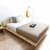 择木宜居 卧室家具套装（床+床垫+床头柜*2，1.2*2.0m）