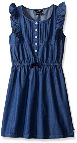 NAUTICA 诺帝卡 Flutter Sleeve 女童连衣裙