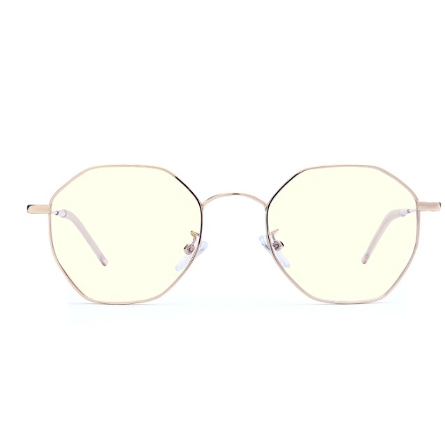 康视顿 70024 多边形合金全框眼镜+1.60防蓝光镜片