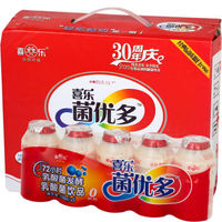 喜乐 乳酸菌酸奶 (瓶装、108ml)