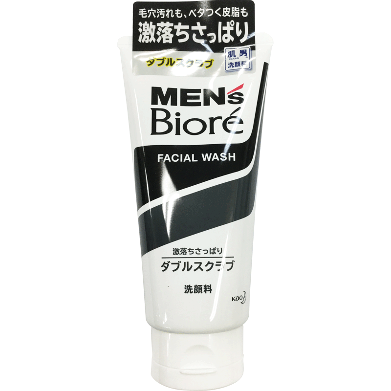 Biore 碧柔 双效洗颜 男士磨砂洁面乳 151g