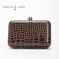  JESSIE&JANE 及简 JJWBD111121146F 复古鳄鱼纹时尚手拿包