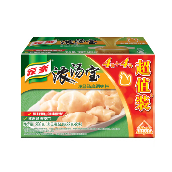 家乐浓汤宝浓汤汤底调味料256g老母鸡汤口味32g8块7件