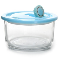 克芮思托 NC-8619玻璃圆型储藏保鲜碗便当盒饭盒500毫升
