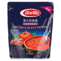  Barilla 百味来 培根黑胡椒风味 意大利面酱 250g