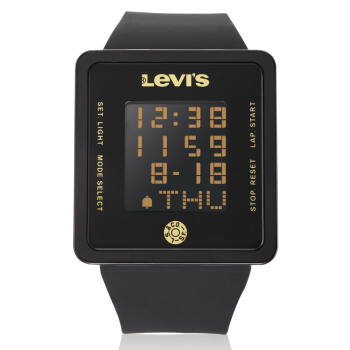 Levi's 李维斯 LTH0808 多功能中性电子表 方形表盘