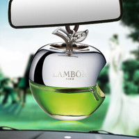 兰博（LAMBOR）汽车香水 汽车挂件车载香水 苹果 东方香型 绿色