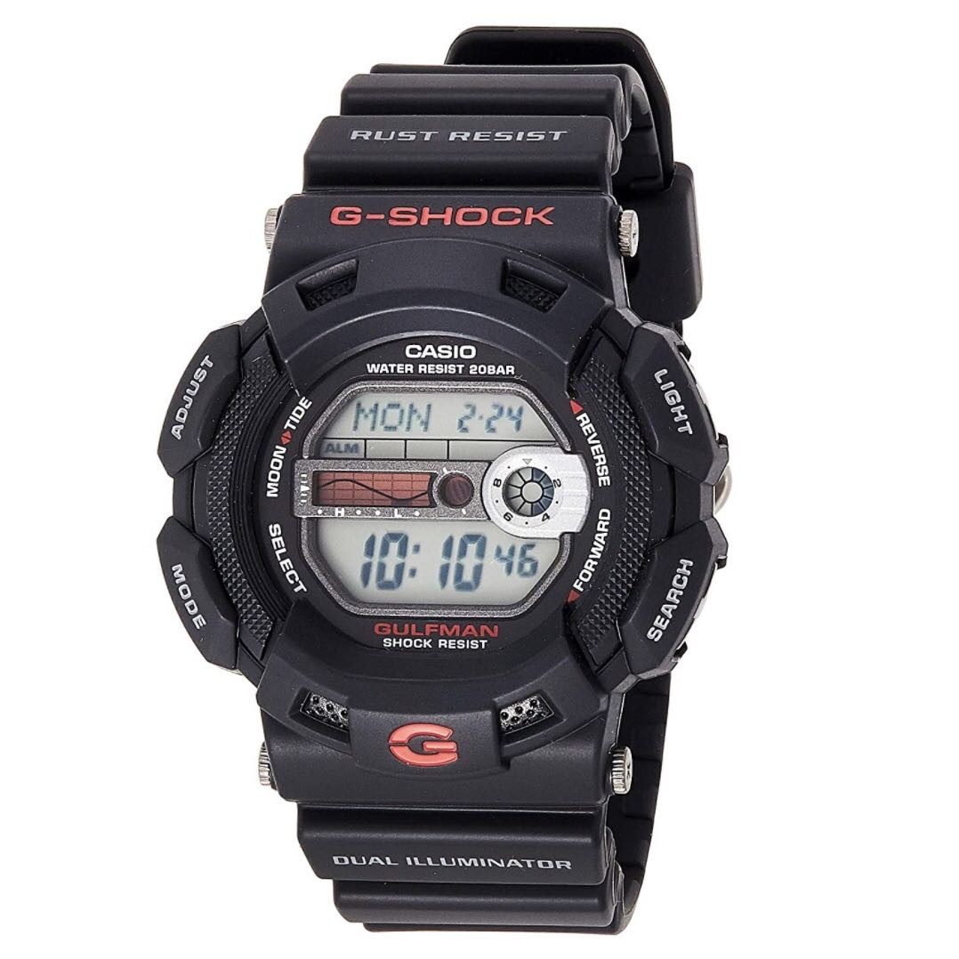 中亚prime会员:casio 卡西欧 g-shock系列 g-9100-1er 男士运动手表