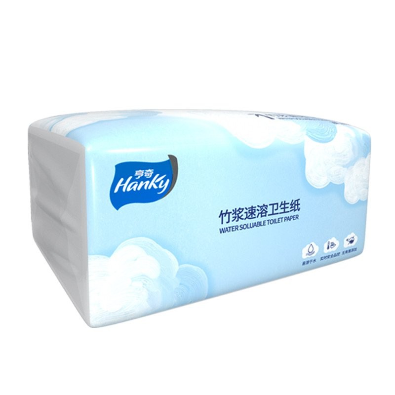 亨奇速溶卫生纸 3层110抽24包