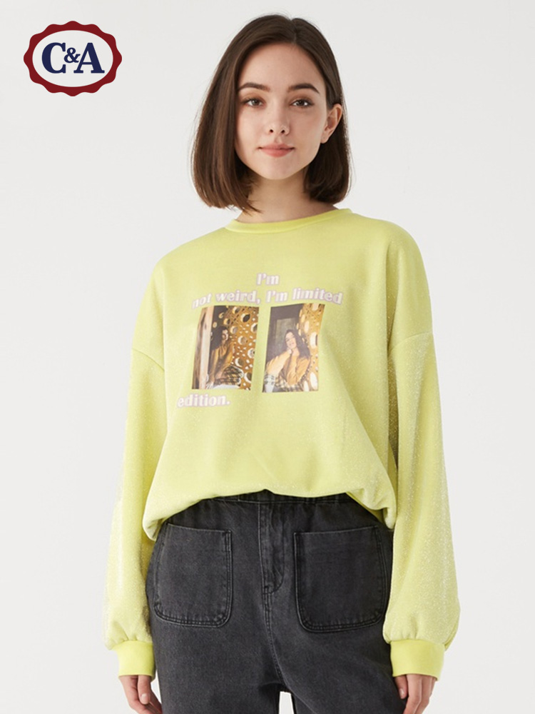 西雅衣家 C&A CA200221914 OVERSIZE圆领卫衣